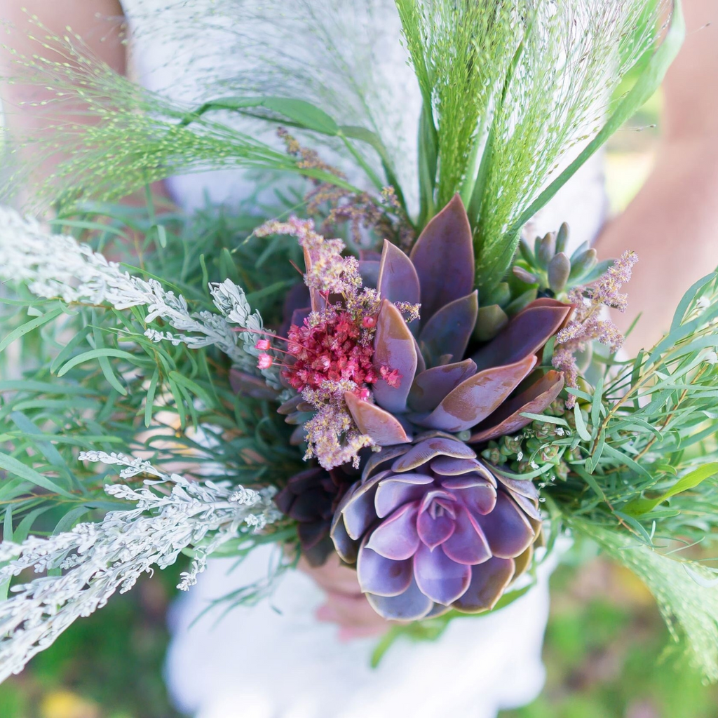 succulents bouquet for wedding Succulent Wedding Bouquets - Floral and Succulent Bridal Bouquets, Bridesmaid, Flower Girl Bouquets