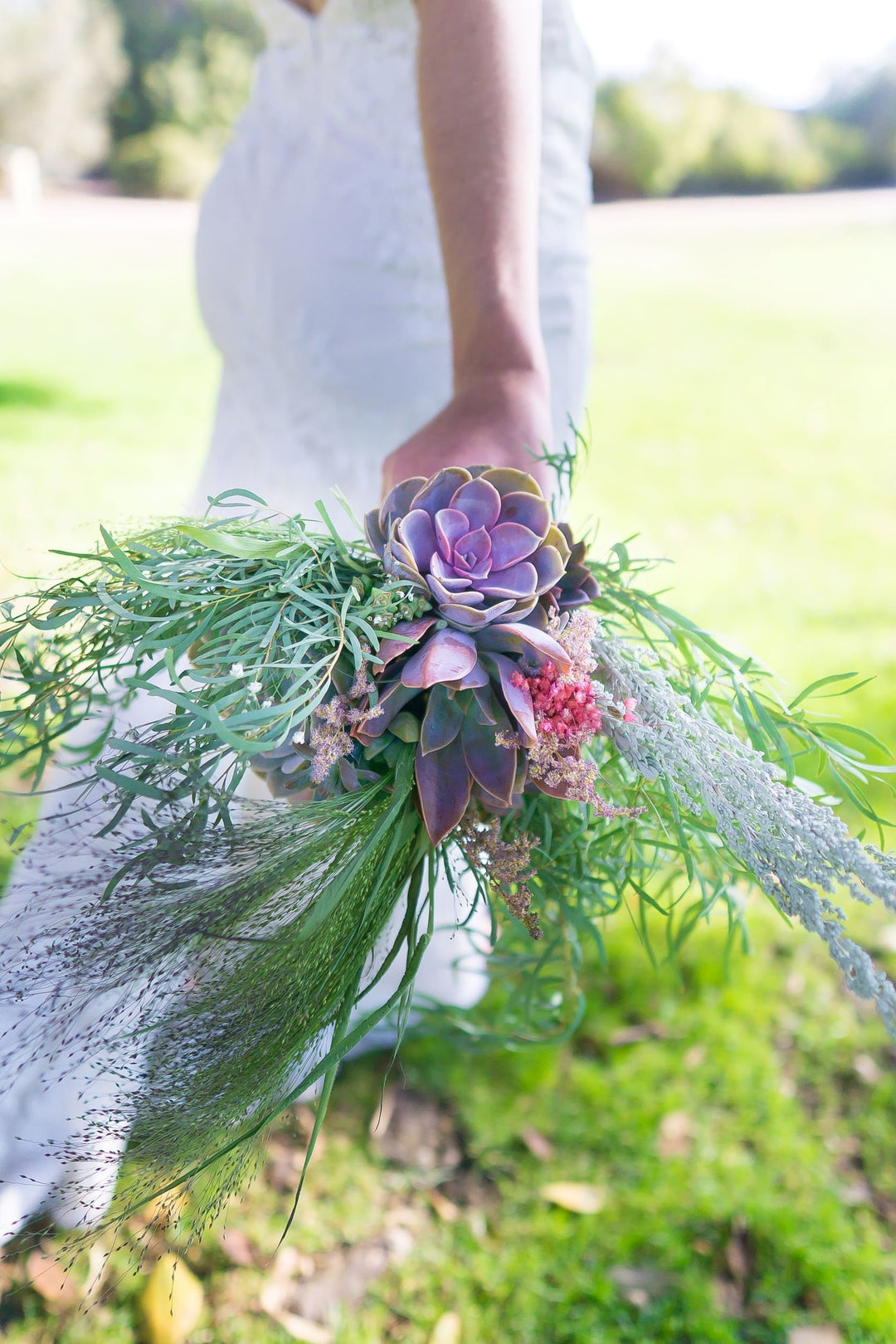 Succulent Wedding Bouquets - Floral and Succulent Bridal Bouquets, Bridesmaid, Flower Girl Bouquets