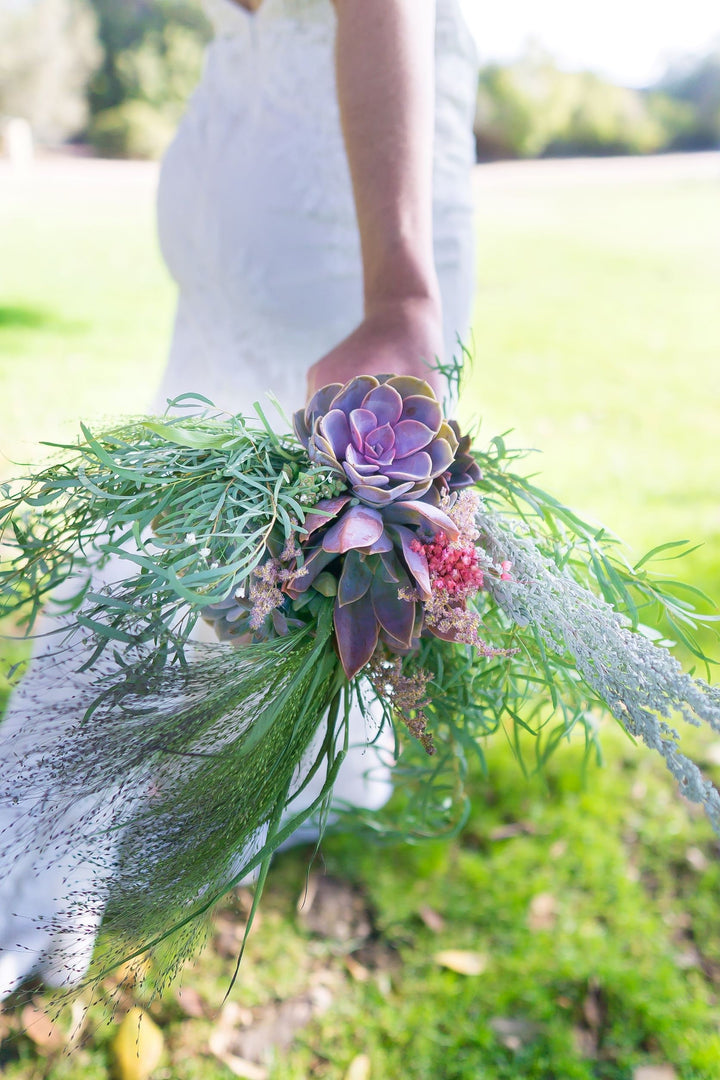 Succulent Wedding Bouquets - Floral and Succulent Bridal Bouquets, Bridesmaid, Flower Girl Bouquets