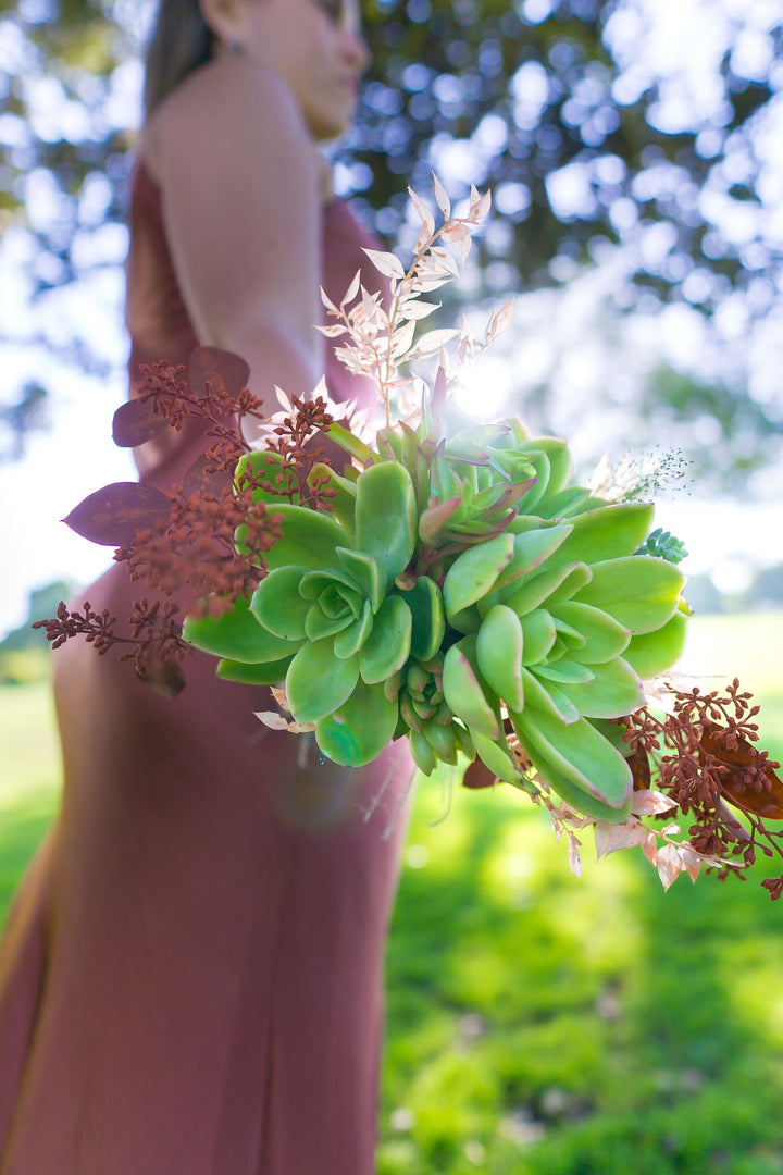 Succulent Wedding Bouquets